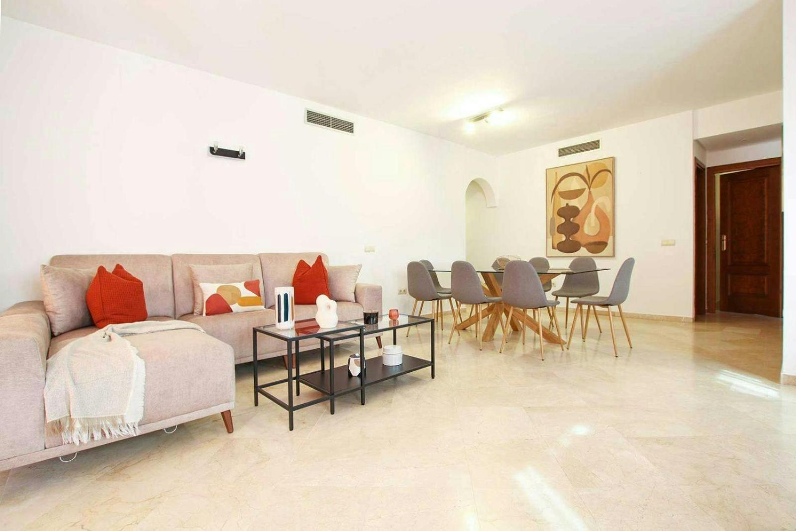 Piso 4 Hab. - Elviria Playa Apartment Marbella Bagian luar foto